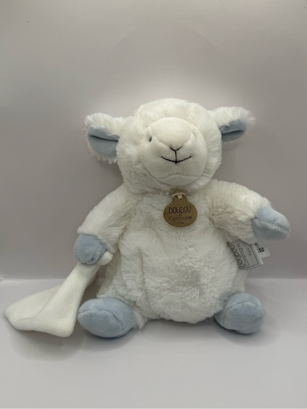 Doudou Et Compagnie Paris Soft Plush Lamb Baby Lovey